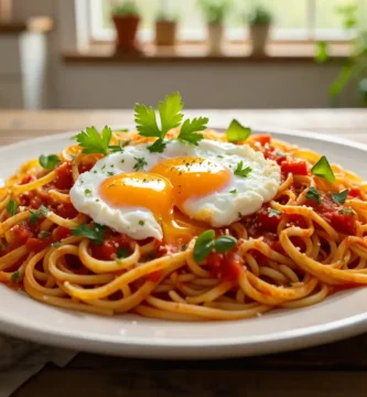 Plato de pasta casera fácil y rápida, receta ideal para mayores de 50